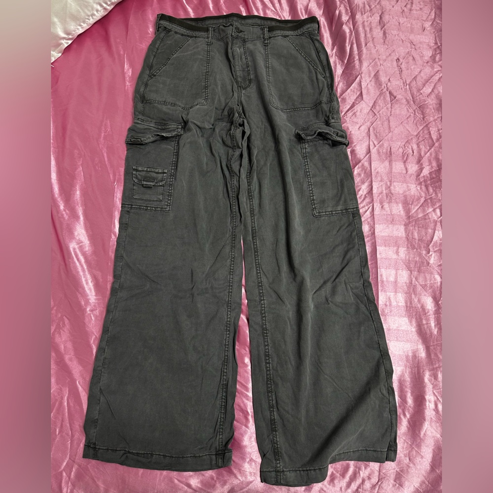 American Eagle Outfitters Charcoal Cargo Pants
